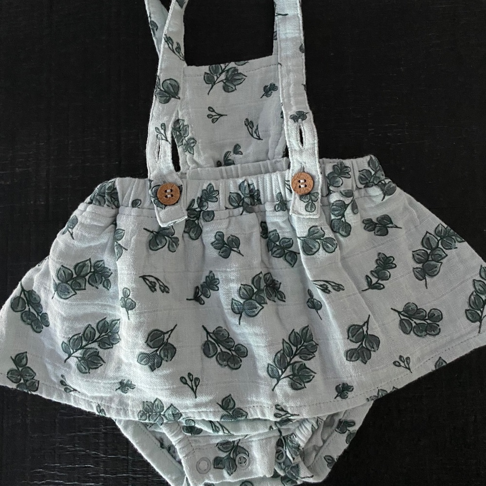 City Mouse Pinafore Skirted Romper